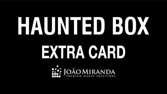 Haunted Box Extra Gimmicked Card (Red) by João Miranda Magic - Trick