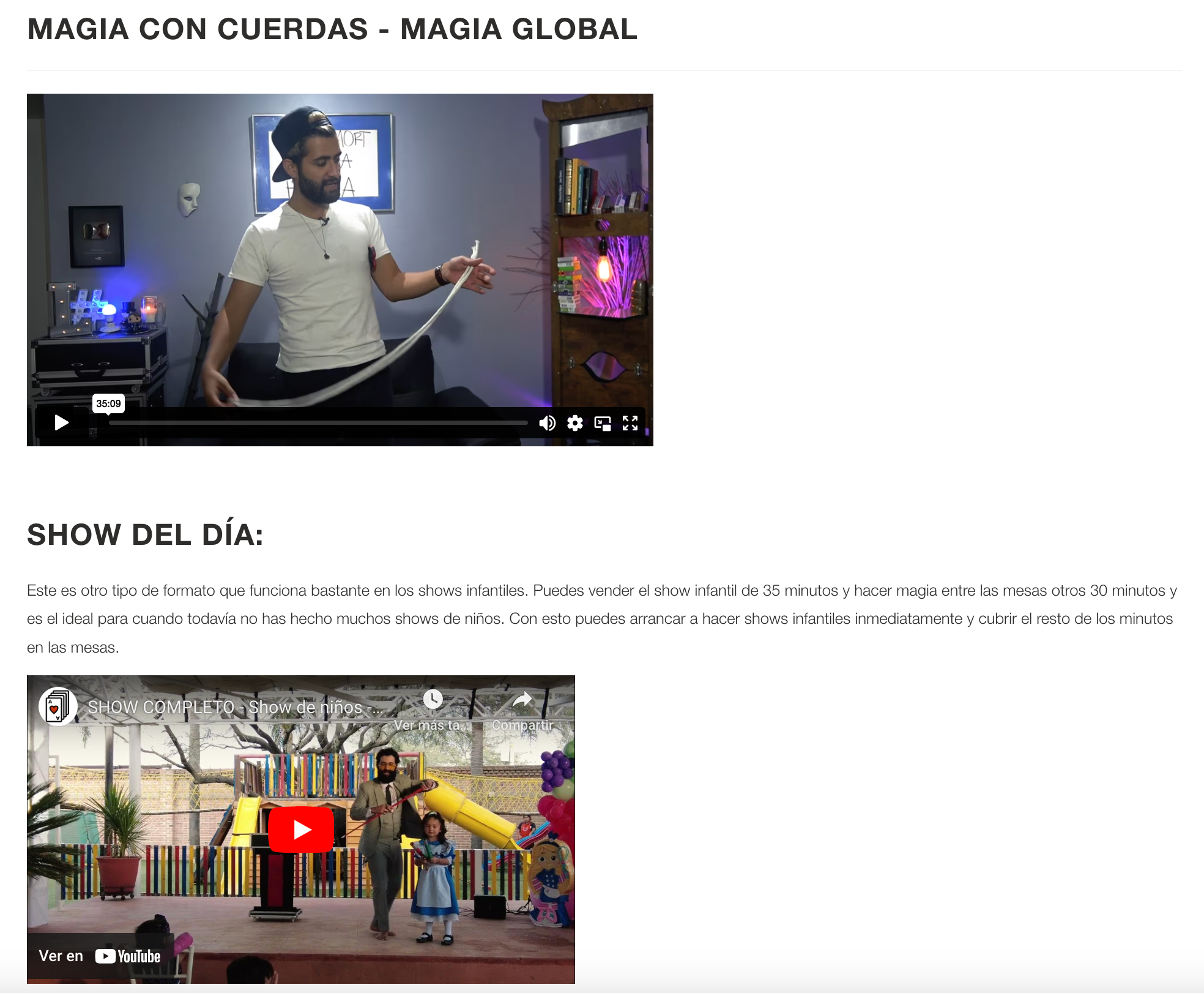 MAGIA GLOBAL - Curso Por WhatsApp: ¿Cómo vivir de la magia?