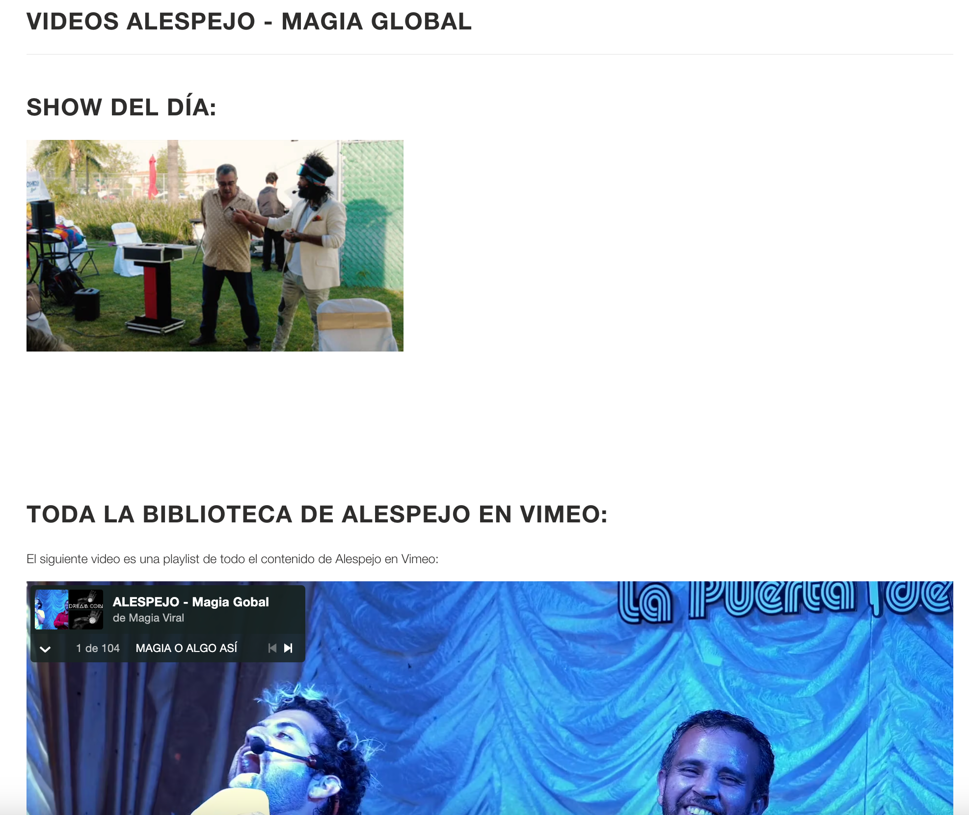 MAGIA GLOBAL - Curso Por WhatsApp: ¿Cómo vivir de la magia?