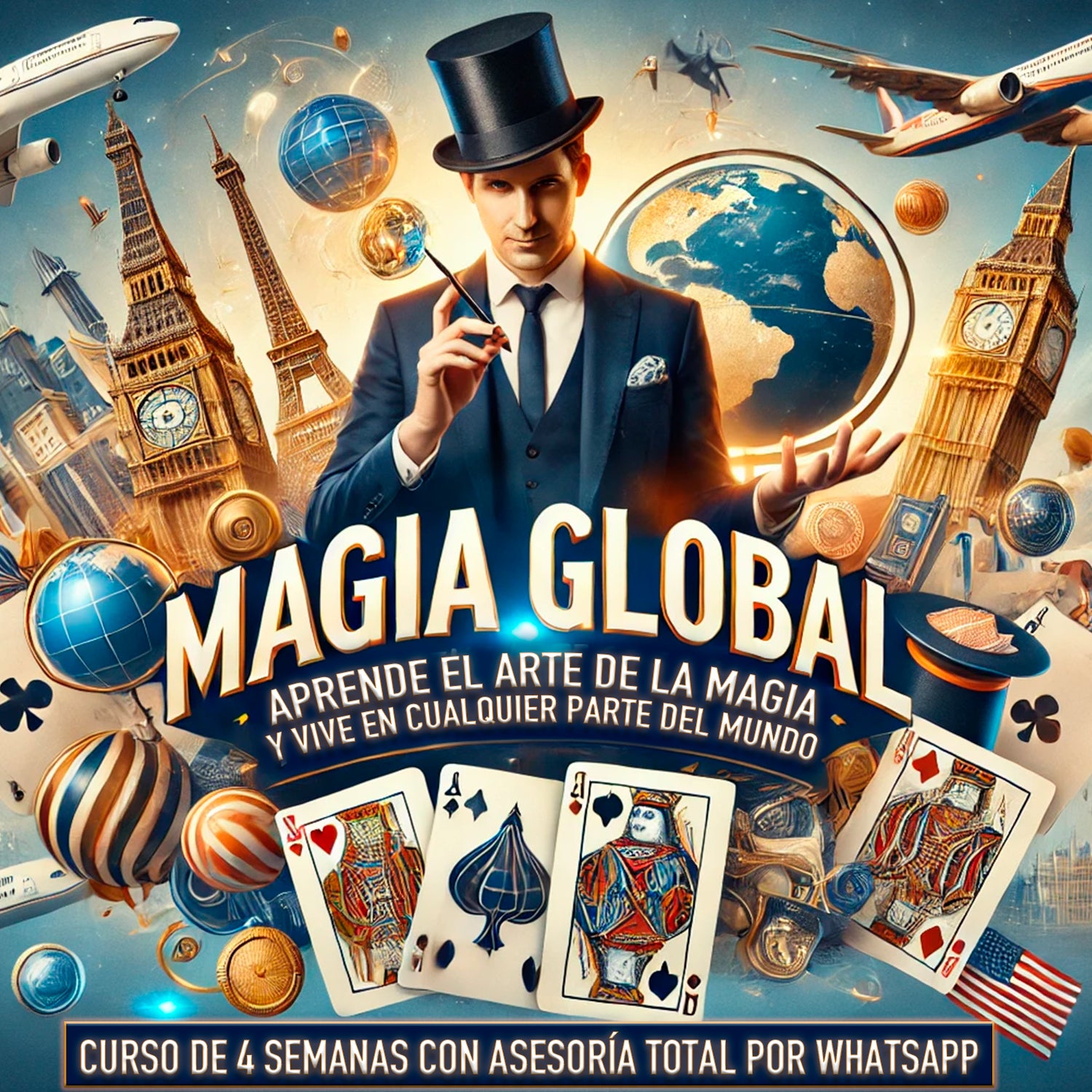 MAGIA GLOBAL - Curso Por WhatsApp: ¿Cómo vivir de la magia?