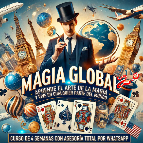 MAGIA GLOBAL 2.0 - Curso Por WhatsApp: ¿Cómo vivir de la magia?