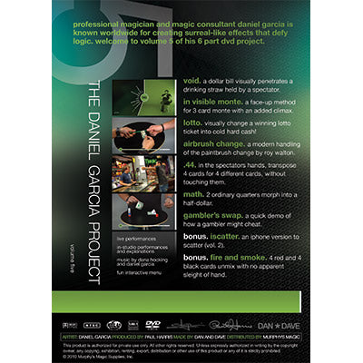 Paul Harris Presents Daniel Garcia Project Vol #5 by Daniel Garcia - DVD