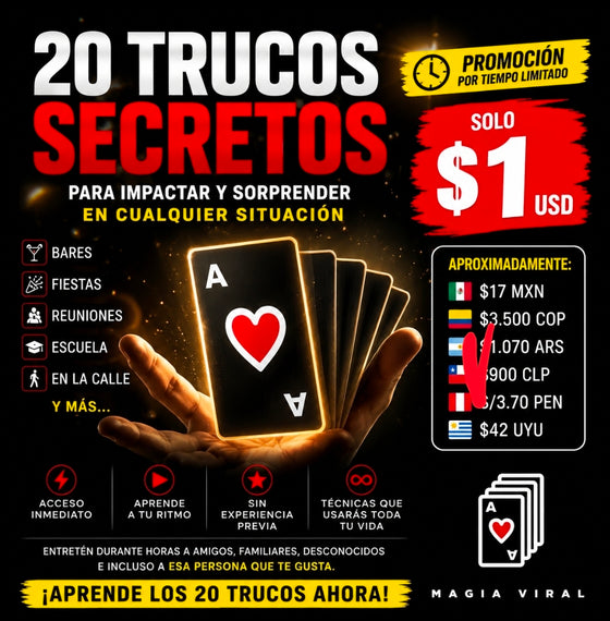 🎩 20 TRUCOS SECRETOS PARA IMPACTAR A CUALQUIER PERSONA