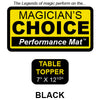 Table Topper Close-Up Mat (BLACK - 7x12.5) by Ronjo - Trick