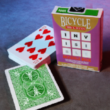 BARAJA INVISIBLE BICYCLE VERDE - ADIVINACIONES IMPOSIBLES.