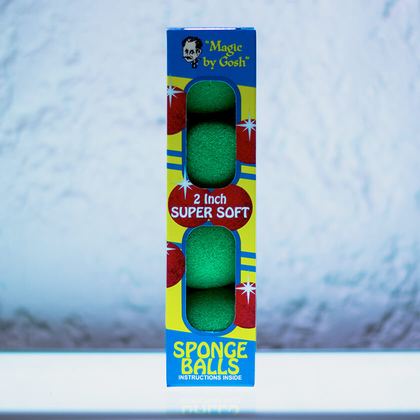 Bolas de esponja (VERDES) - Paquete de 4 de Magic by Gosh - (Super Soft)