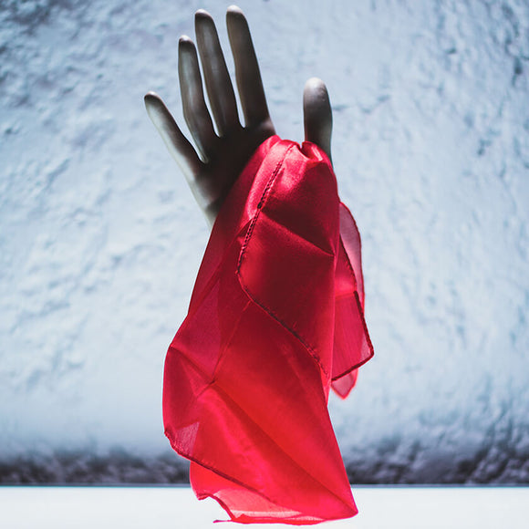 Pañuelo de Seda - Rojo 15" (38 cm) - 1 pieza