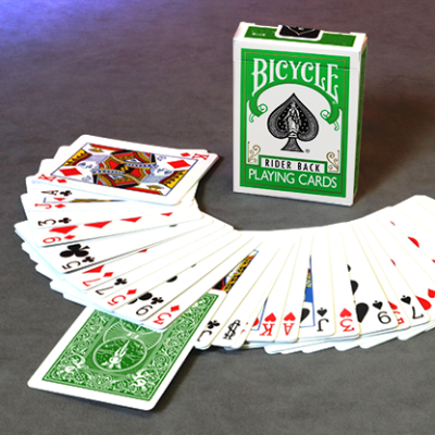 BARAJA INVISIBLE BICYCLE VERDE - ADIVINACIONES IMPOSIBLES.