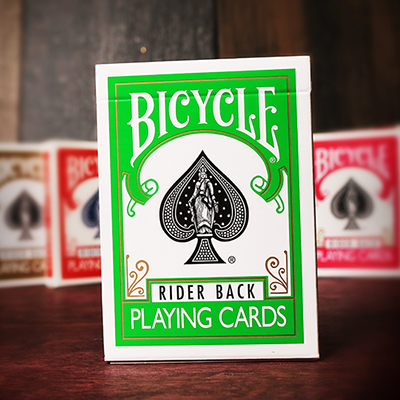 Bicycle GREEN - Baraja Verde (Riderback)