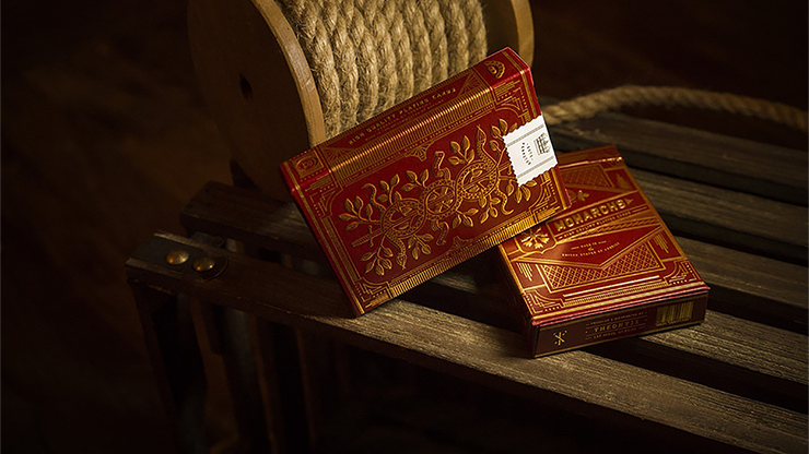 Monarchs Playing Cards (RED) -  Baraja de colección