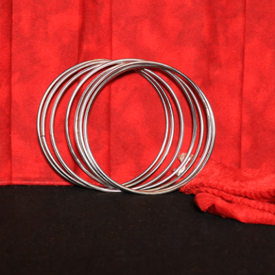 Aros Ninja plateados 7 5pl