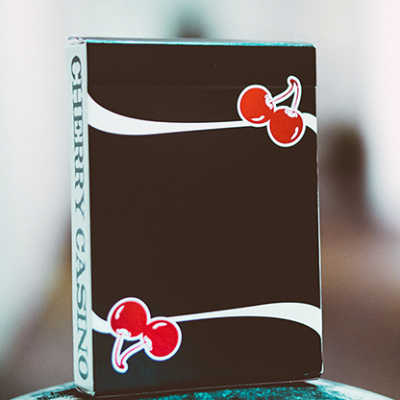 Cherry Casino True Black (Black Hawk) Playing Cards