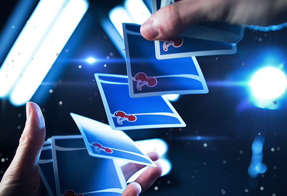 Cherry Casino Playing Cards (Tahoe Blue)