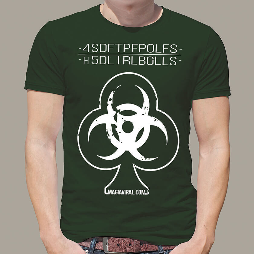 Playera para truco de magia - Predicción (Trébol tóxico)