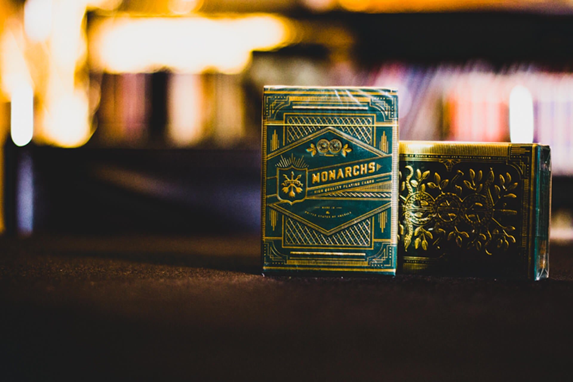 Monarchs Playing Cards (Green) -  Baraja de colección