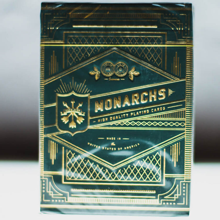 Monarchs Playing Cards (Green) -  Baraja de colección